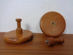 Danish Teak Hooks, 1960s, Set of 2