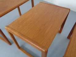 Danish Teak Nesting Tables by Preben Schou, 1960s, Set of 3