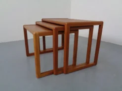 Danish Teak Nesting Tables by Preben Schou, 1960s, Set of 3