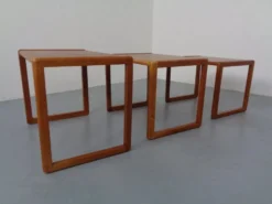 Danish Teak Nesting Tables by Preben Schou, 1960s, Set of 3