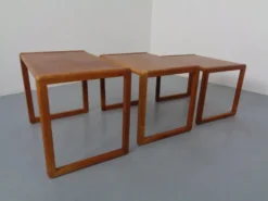 Danish Teak Nesting Tables by Preben Schou, 1960s, Set of 3