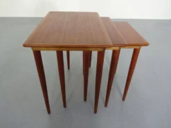 Danish Teak Nesting Tables, 1960s, Set of 3