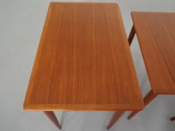 Danish Teak Nesting Tables, 1960s, Set of 3