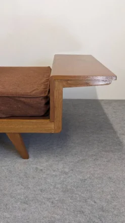 Daybed, banquette ou lit de repos de style scandinave, France vers 1960