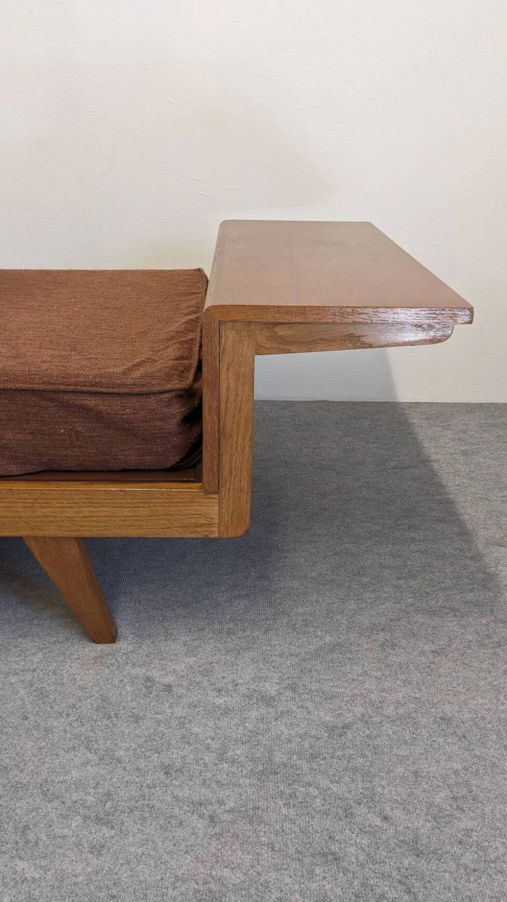 Daybed, banquette ou lit de repos de style scandinave, France vers 1960