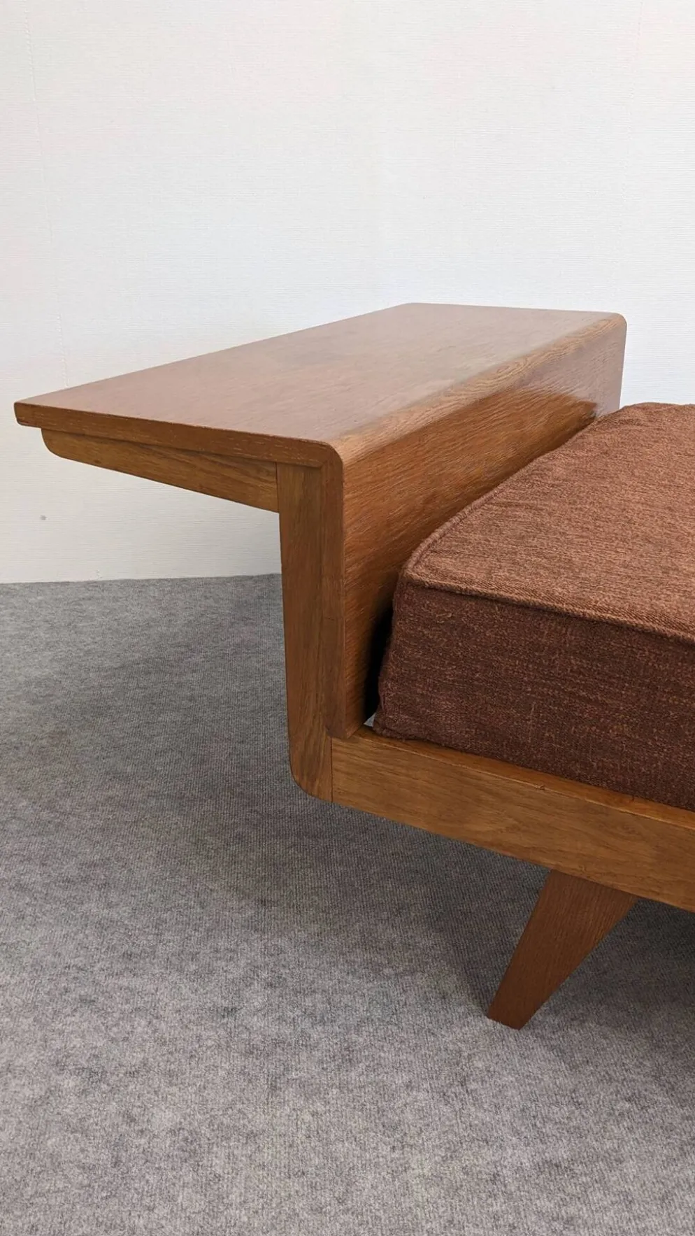 Daybed, banquette ou lit de repos de style scandinave, France vers 1960