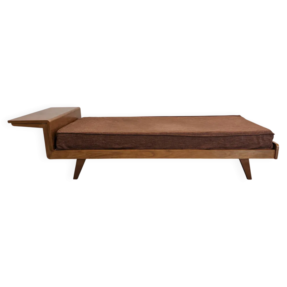 Daybed, banquette ou lit de repos de style scandinave, France vers 1960