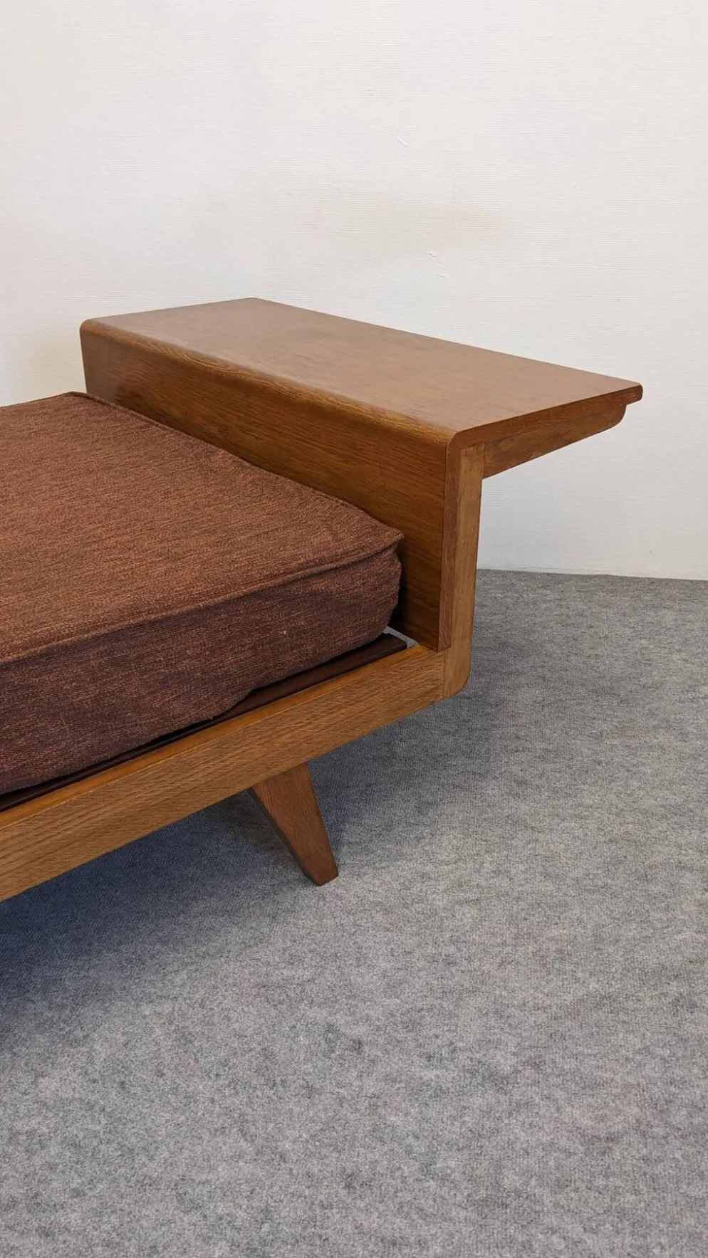 Daybed, banquette ou lit de repos de style scandinave, France vers 1960