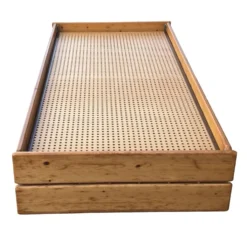 Daybed en pin avec tiroirs, années 50