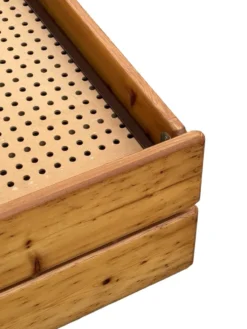 Daybed en pin avec tiroirs, années 50