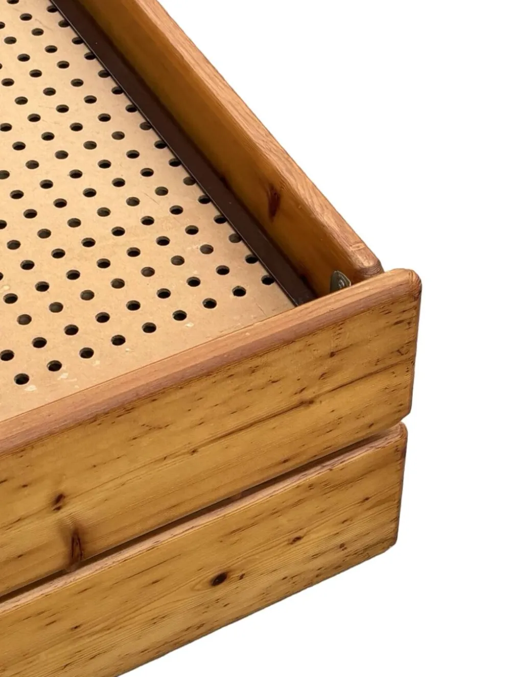 Daybed en pin avec tiroirs, années 50