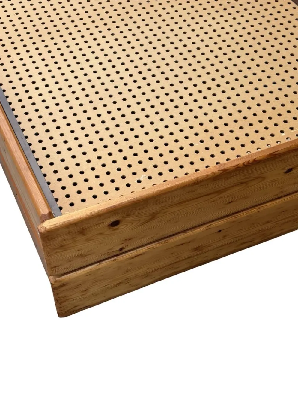 Daybed en pin avec tiroirs, années 50