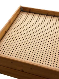 Daybed en pin avec tiroirs, années 50