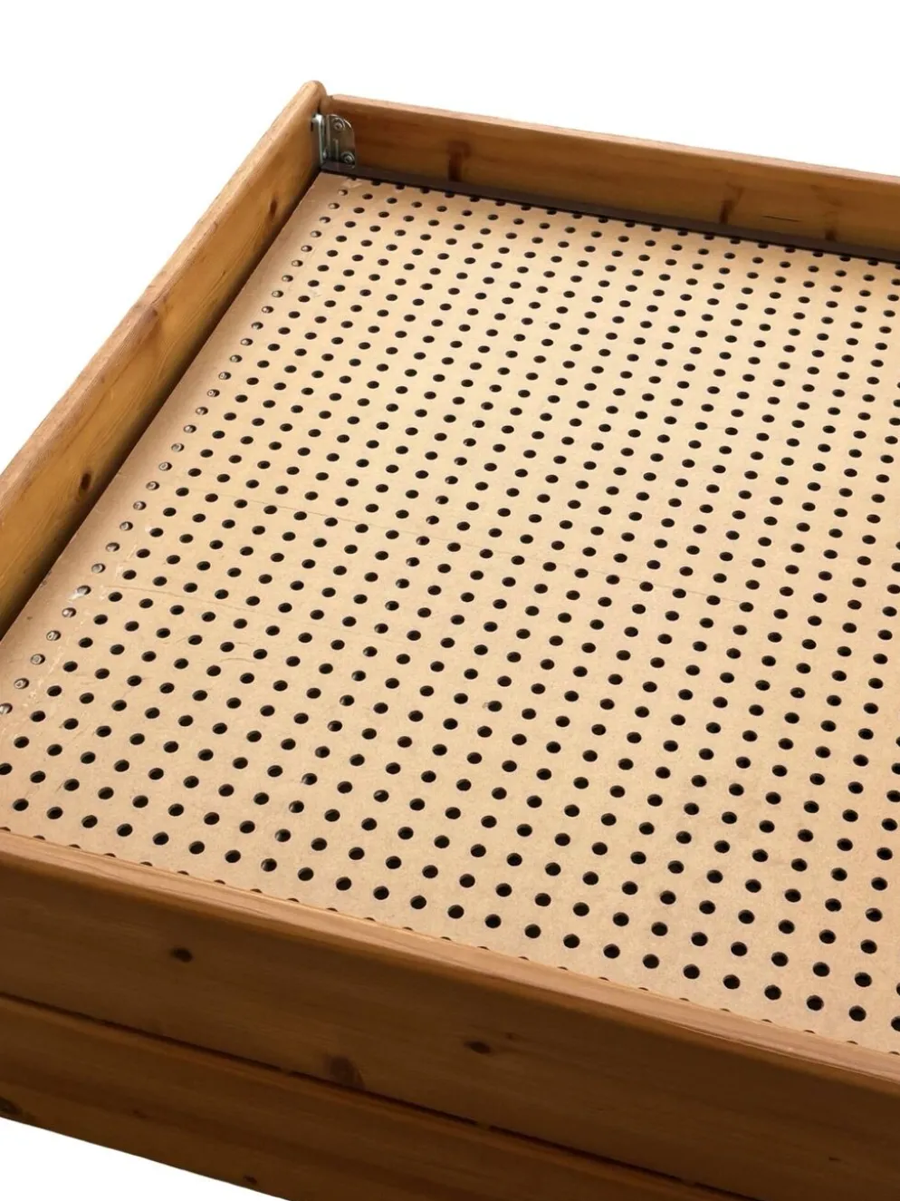 Daybed en pin avec tiroirs, années 50