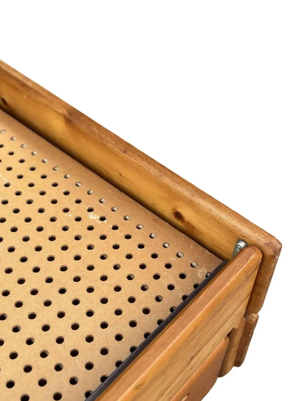 Daybed en pin avec tiroirs, années 50