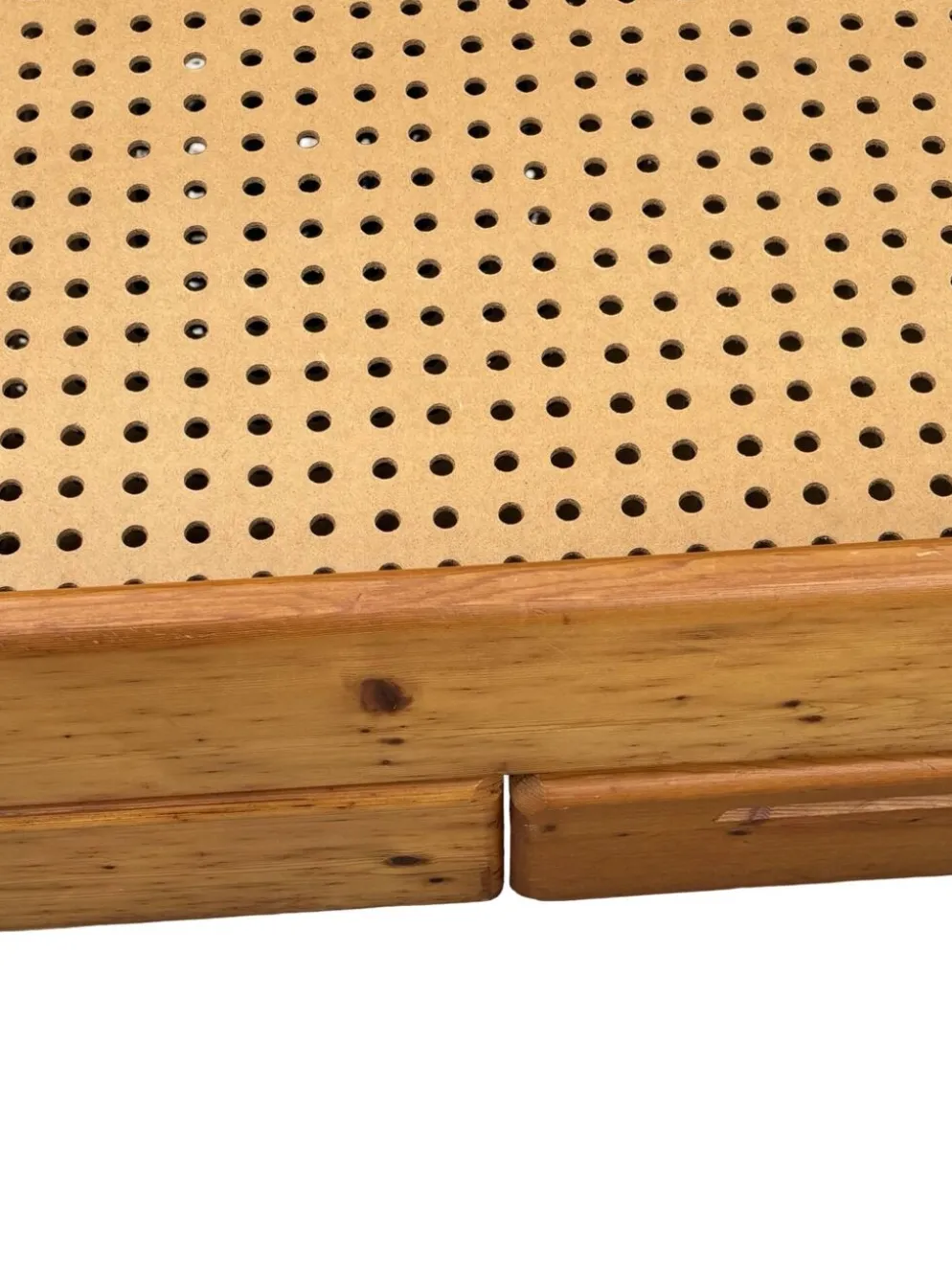 Daybed en pin avec tiroirs, années 50