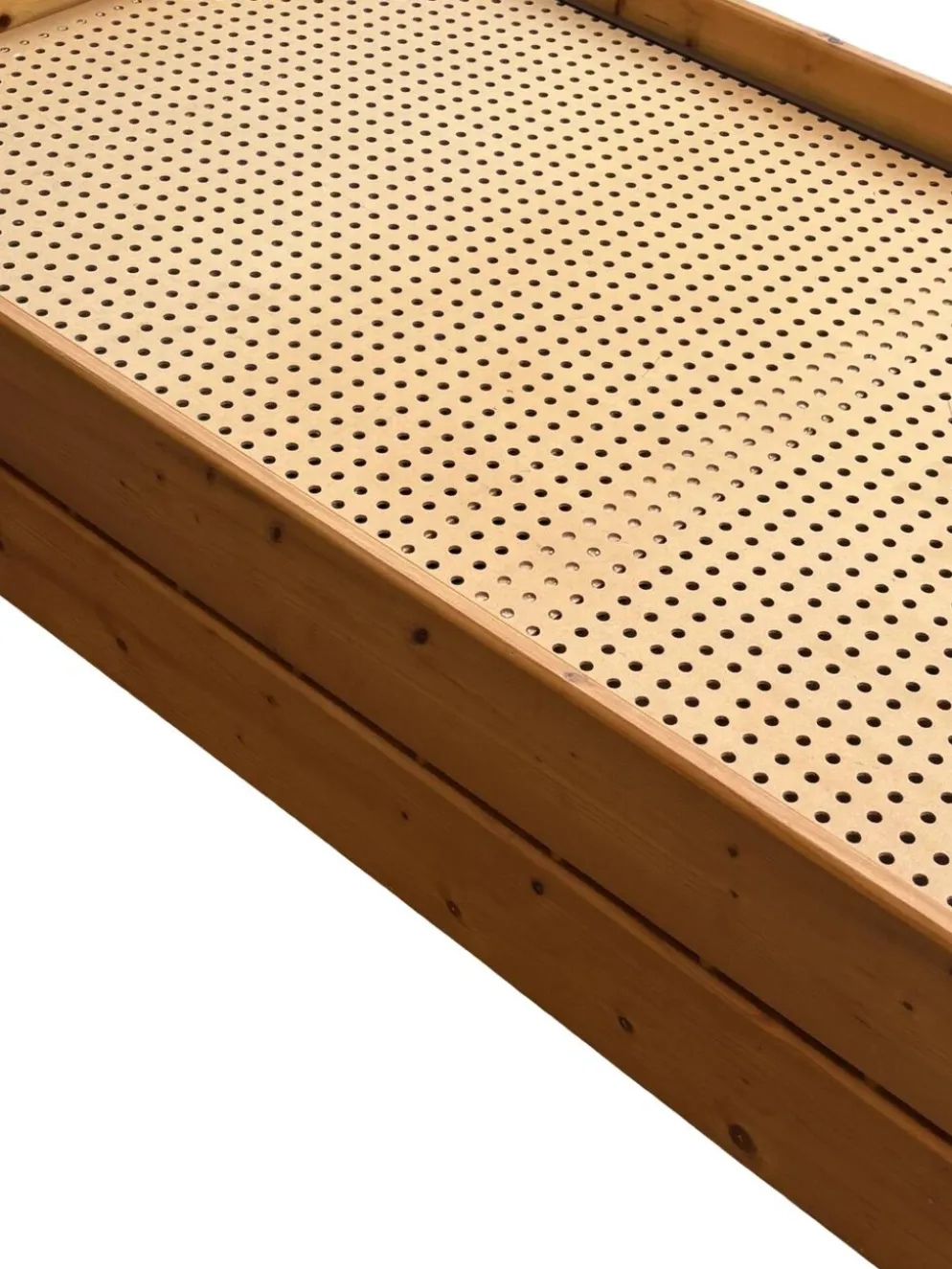Daybed en pin avec tiroirs, années 50