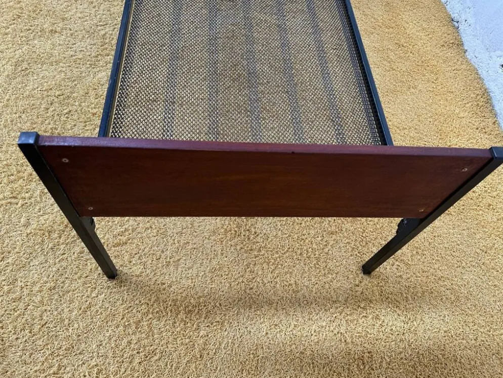 Daybed ou lit simple scandinave placage teck
