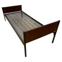 Daybed ou lit simple scandinave placage teck