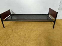 Daybed ou lit simple scandinave placage teck