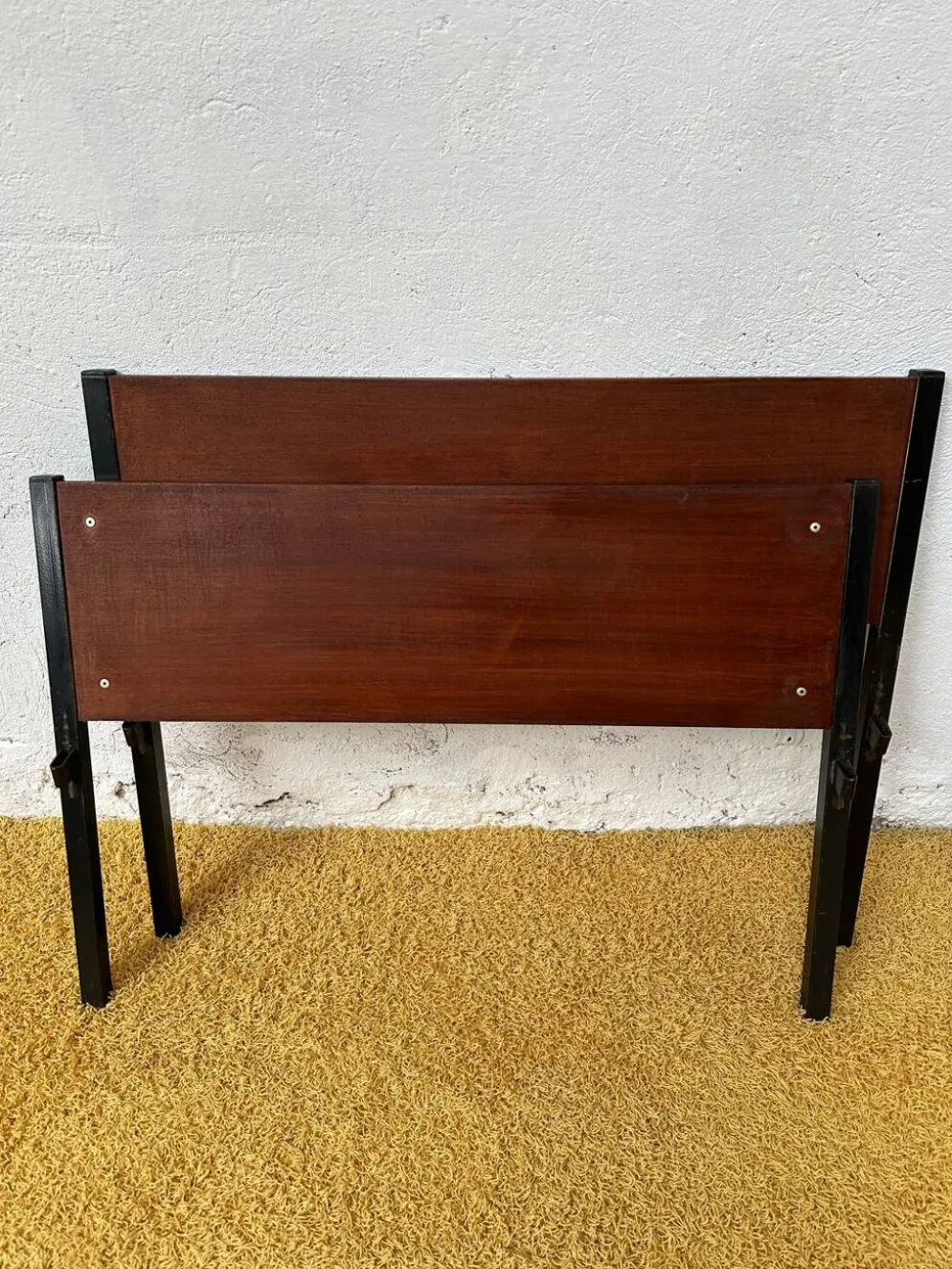 Daybed ou lit simple scandinave placage teck