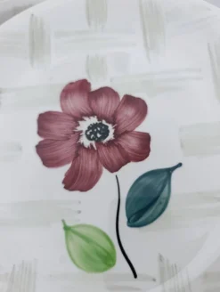 décor coquelicot "Tzigane" de digoin sarreguemines