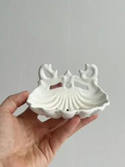 Décor salle de bain, patères, porte-savon, accroches en métal blanc