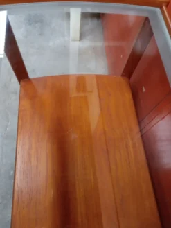 Desserte bois et verre