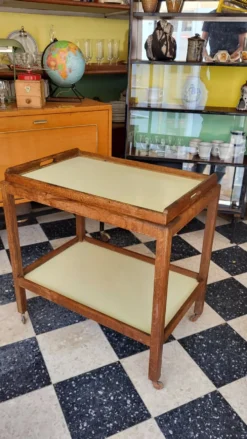 Desserte bois & formica années 50