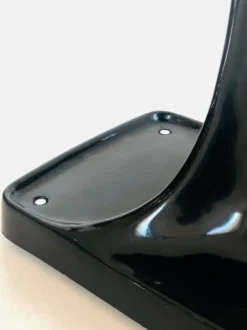 Desserte brun-noir en fibre de verre Astarte éditeur, Italie années 70