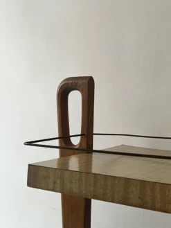 Desserte de bar en bois, France design 1950