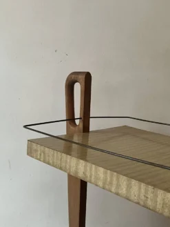 Desserte de bar en bois, France design 1950