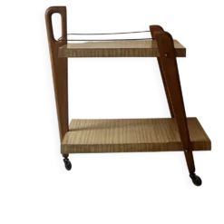 Desserte de bar en bois, France design 1950