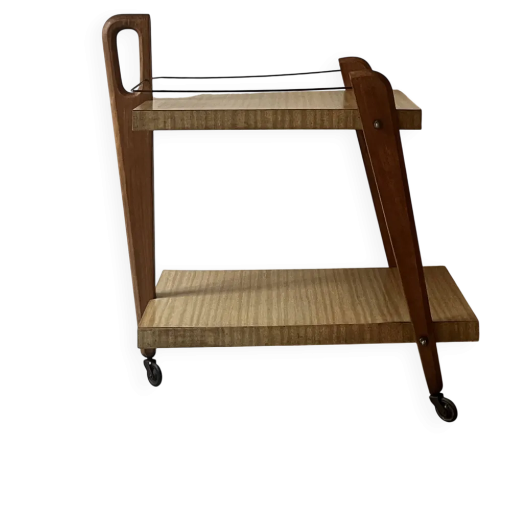Desserte de bar en bois, France design 1950