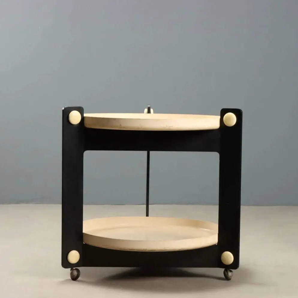 Desserte de cuisine vintage Guzzini, design Luigi Massoni, Italie, années 1970