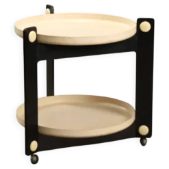 Desserte de cuisine vintage Guzzini, design Luigi Massoni, Italie, années 1970