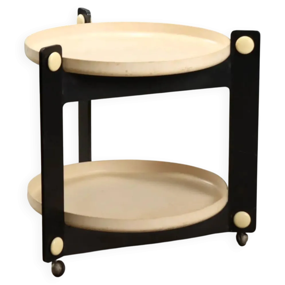 Desserte de cuisine vintage Guzzini, design Luigi Massoni, Italie, années 1970