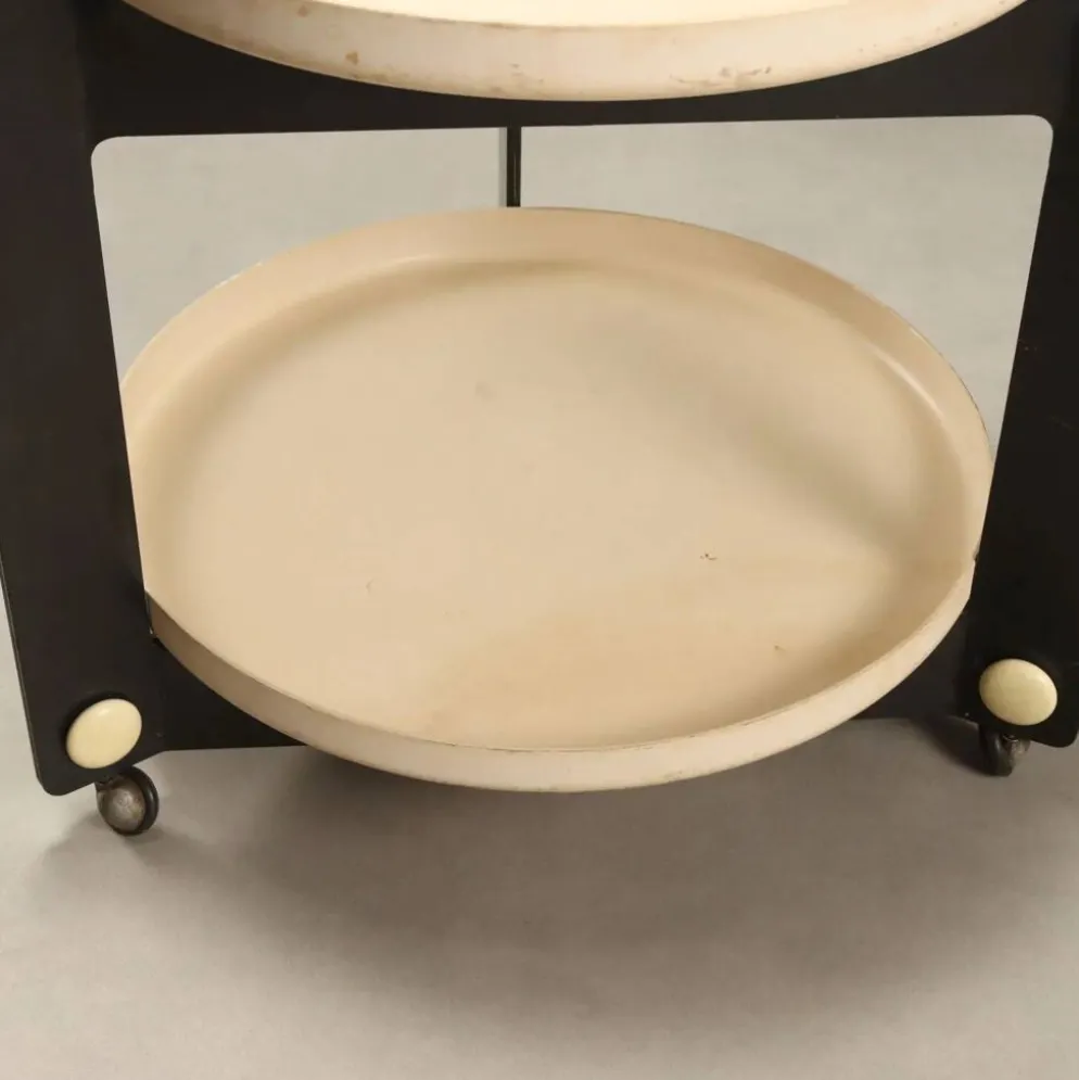 Desserte de cuisine vintage Guzzini, design Luigi Massoni, Italie, années 1970