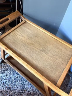Desserte en chêne années 50