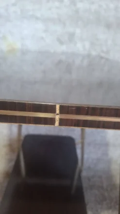 Desserte en laiton et formica annees 50/60