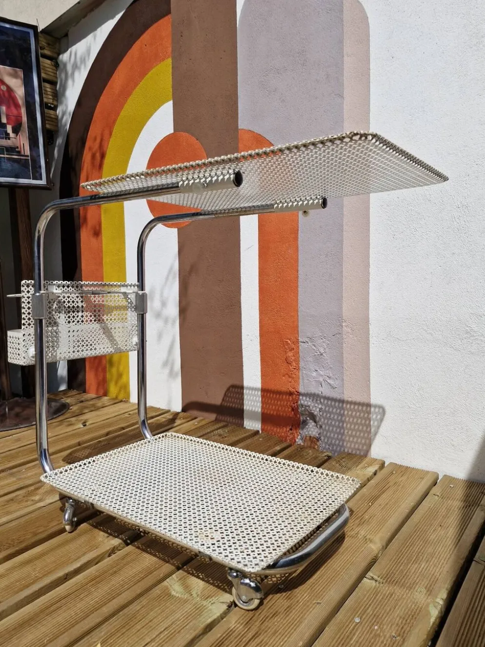 Desserte "L'adapt Bar" par Mathieu Matégot années 50, 60's