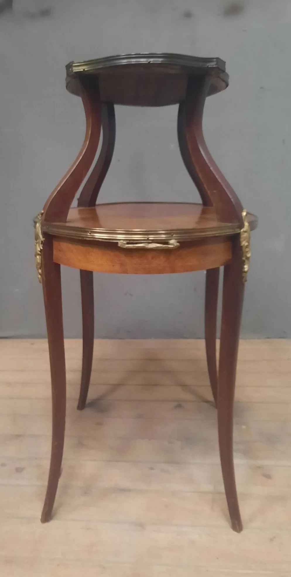 Desserte à 2 plateaux 1900 style Louis XV