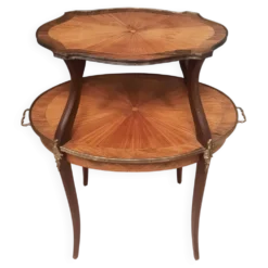 Desserte à 2 plateaux 1900 style Louis XV