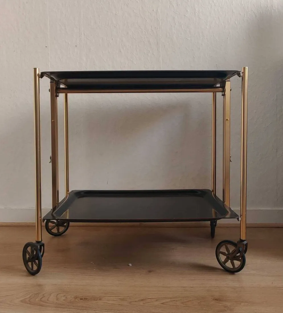Desserte pliable vintage made in France