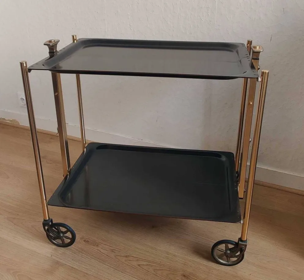 Desserte pliable vintage made in France
