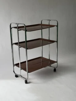 Desserte pliante mid Century, Allemagne 1970