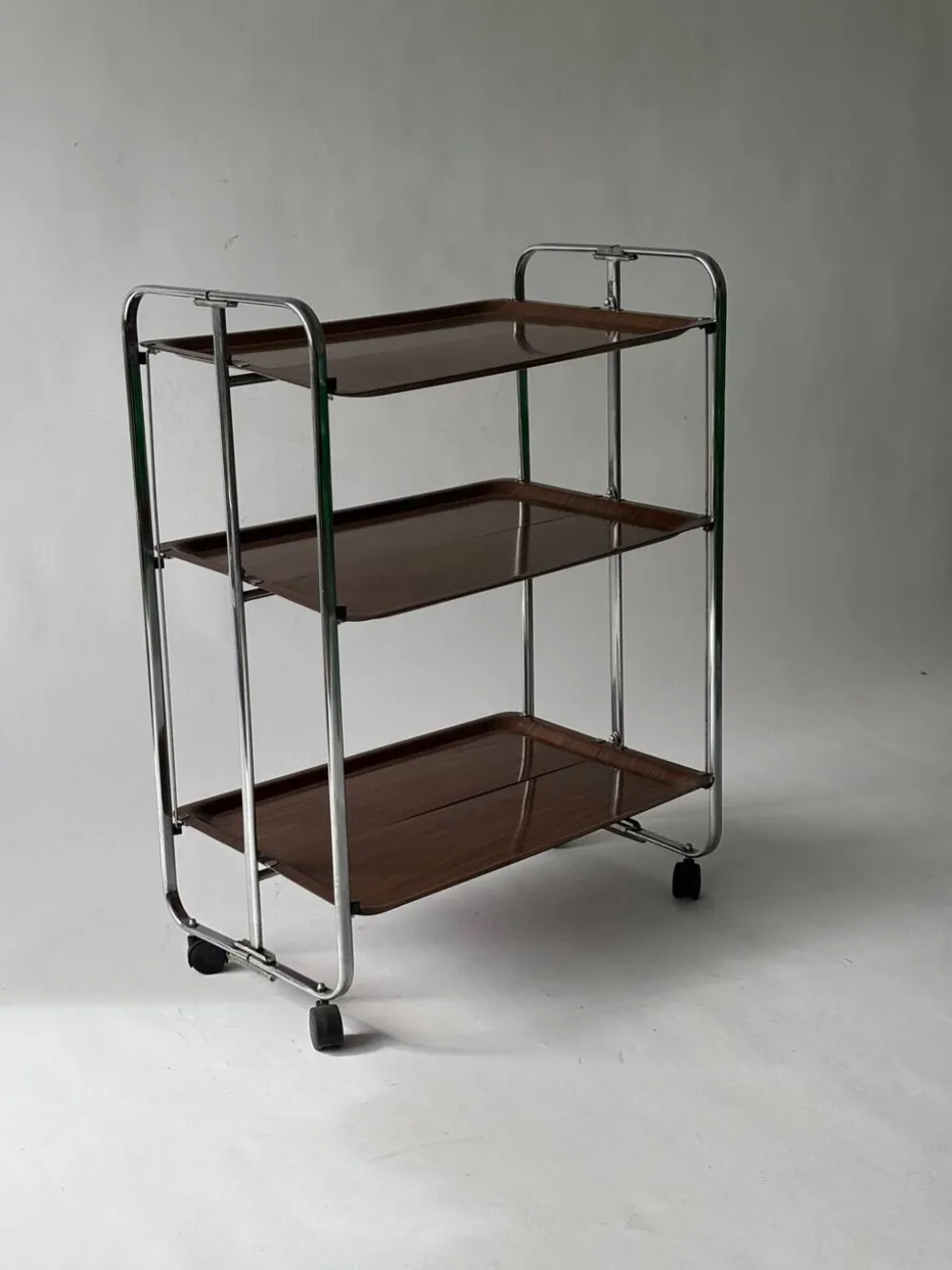 Desserte pliante mid Century, Allemagne 1970