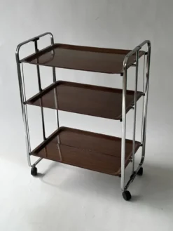 Desserte pliante mid Century, Allemagne 1970