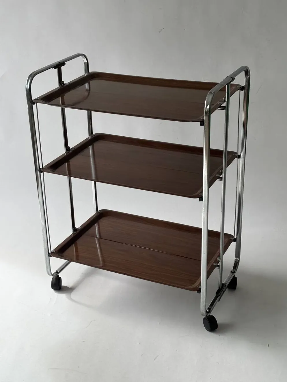 Desserte pliante mid Century, Allemagne 1970
