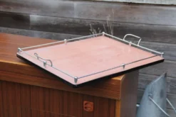 Desserte roulante au plateau amovible